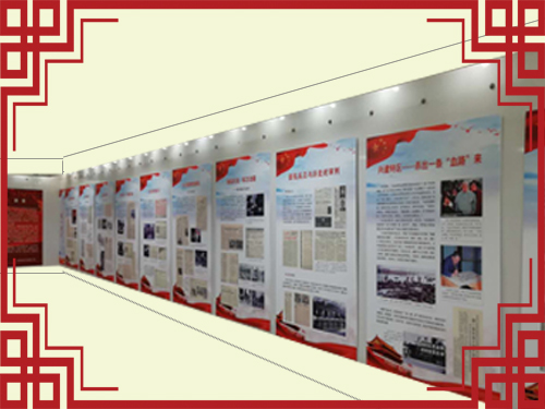 改革开放40周年展览党建展示(图1)